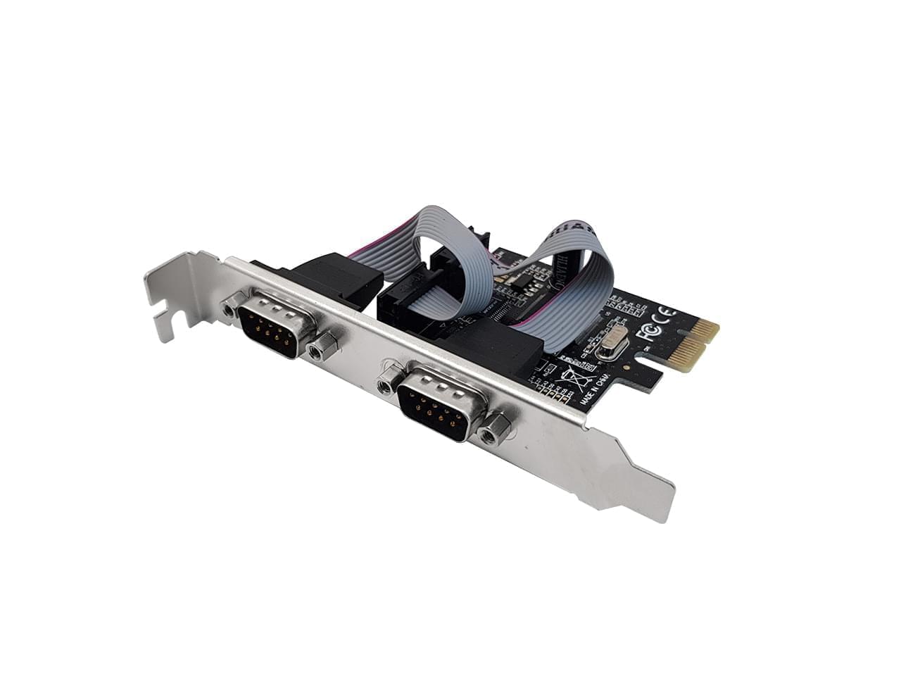 Placa PCI Express Serie de 2 puertos NSPLPCIEXSE
