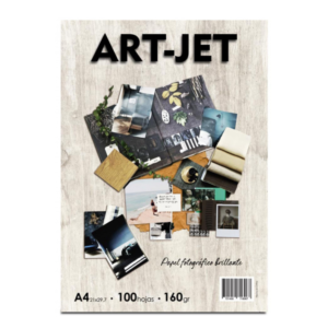 Papel Fotografico A4 brillante 160g 100 hojas ArtJet