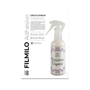 Papel Filmilo adhesivo A4 60mic 20h. Gris Platinum ArtJet