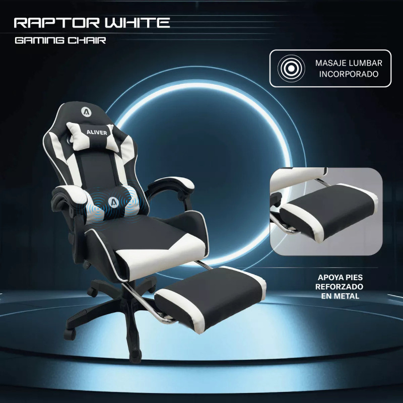 silla-gamer-aliver-raptor-reposapies-c-masaje-blanco9930 (3)