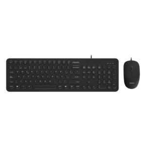 Kit Teclado + Mouse Philips C334 Negro USB