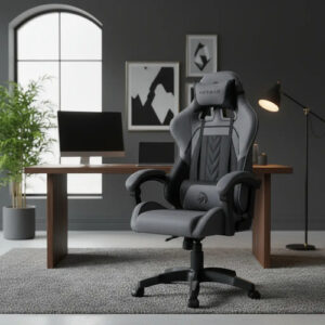 Silla Gamer Netmak NM-SG902 Gris y Negra