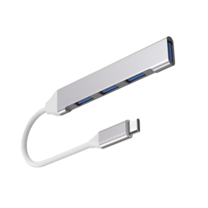 HUB USB C 4 puertos USB A Netmak NM-AC09