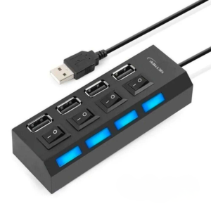 HUB USB 2.0 4 puertos Netmak NM-AC08
