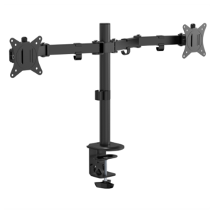 Soporte para monitor de escritorio doble fijo 17" a 32" 9Kg Blue Box BBX00015