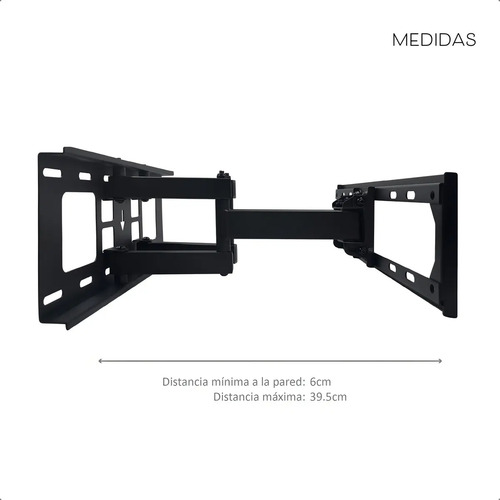 Soporte reforzado para TV 23 a 75" Netmak NM-ST13 45Kgs - Imagen 5