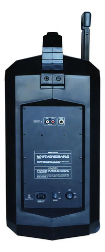 Parlante amplificado BT Moonki MS-1200B 10" BT/1200W/Microfono - Imagen 4