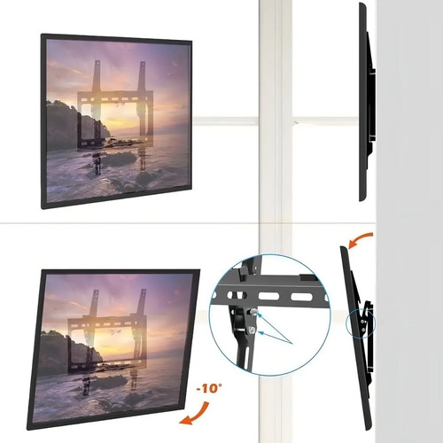Soporte para TV Fijo Netmak NM-ST09 32-60" 40Kg - Imagen 5