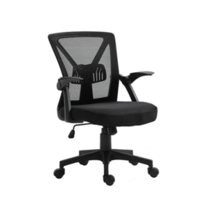 Silla Oficina Netmak NM-ALLEGRA Negra tela mesh, Inclinacion, soporte lumbar y apoyabrazos