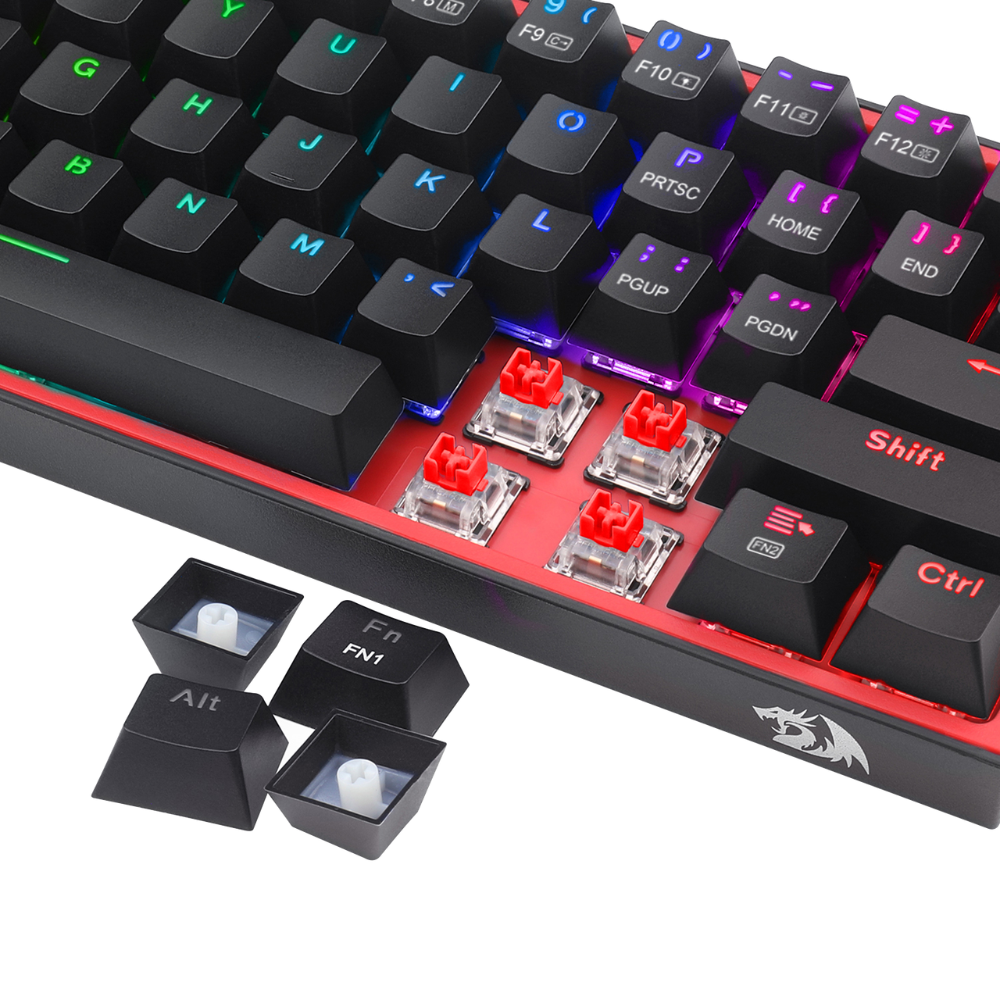 Teclado Mecanico Redragon K616 Fizz Pro Negro K616-RGB BK-SP - Imagen 3