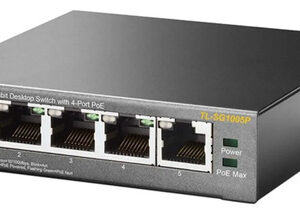Switch 5 puertos TP-LINK SG1005P Gigabit 4 Puertos POE