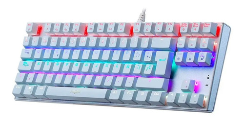 Teclado Mecanico RGB de 88 teclas Nisuta NS-KBGZ88W