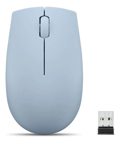 Mouse Lenovo Wireless 300 Celeste