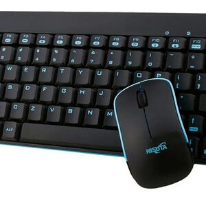 Kit Teclado y Mouse Wireless mini Nisuta NSWL67CO