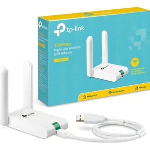 Placa de Red TP-LINK USB Wireless TL-WN822N 300Mbps 2 antenas High Gain