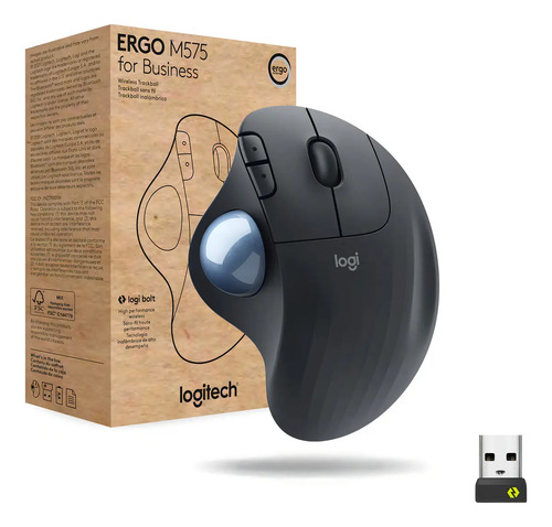 Mouse ERGO M575 for Business Logitech Wireless Logi Bolt/Bluetooth