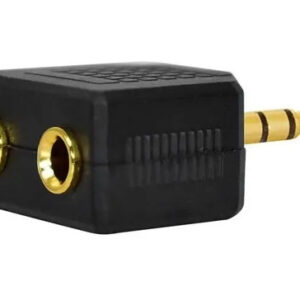 Adaptador Stereo macho a 2 stereo hembra Nisuta NSADST2