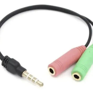 Adaptador 2 stereo hembra a macho de 4 contactos Netmak NM-C92