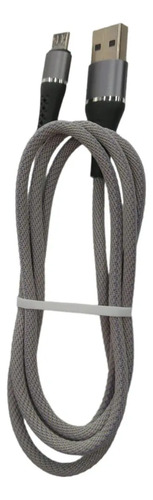 Cable USB a micro USB de 1m Netmak NM-117S Plateado
