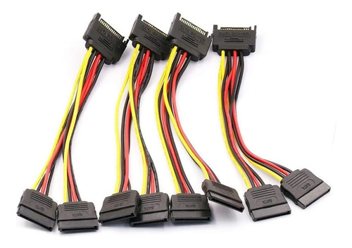 Cable Divisor splitter de alimentacion de 2 salidas