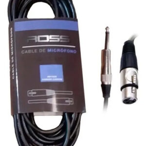 Cable para micrófono Ross 6m C-CP-6M Canon-Plug