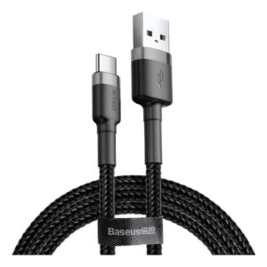 Cable USB A a USB C Baseus CALKLF-UG1 Gris/Negro