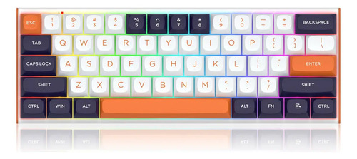 Teclado Mecanico Redragon K683 Fidd K683WBO-RGB-M