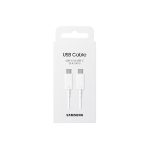Cable USB C a USB C 1.8m 5A 100W Samsung Blanco EP-DX510JWEGWW