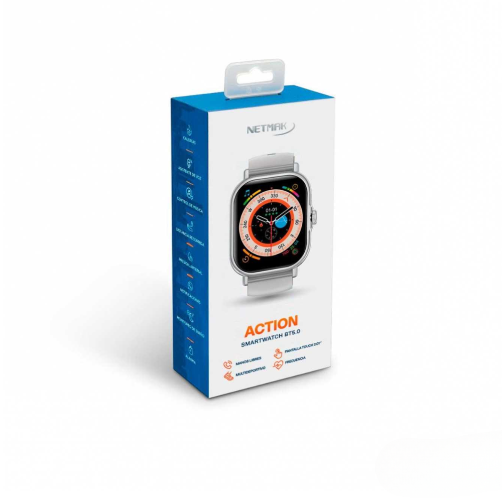 SmartWatch Netmak Action NM-ACTION-S Gris - Imagen 2