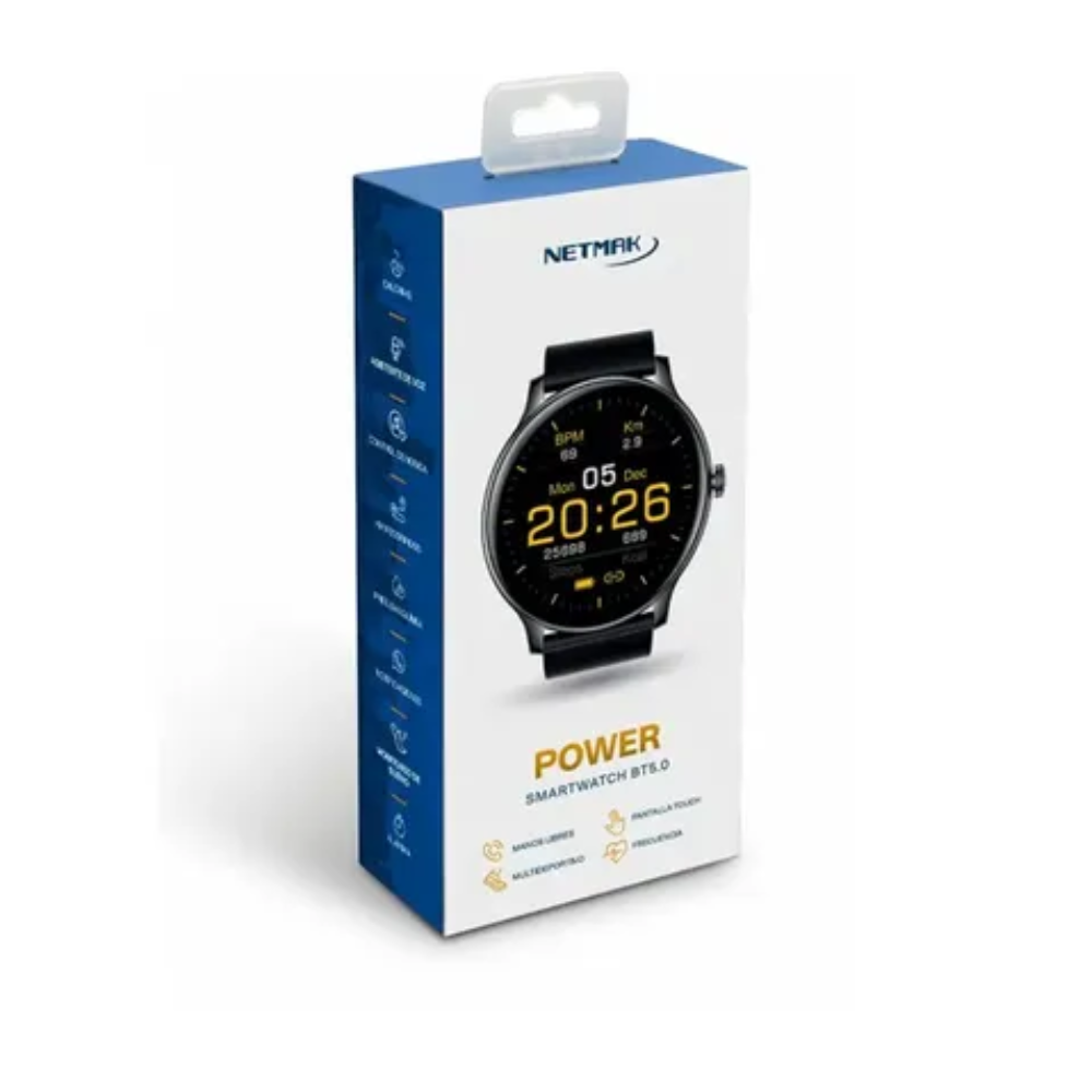 SmartWatch Netmak POWER BT 5.0 Negro NM-POWER - Imagen 2